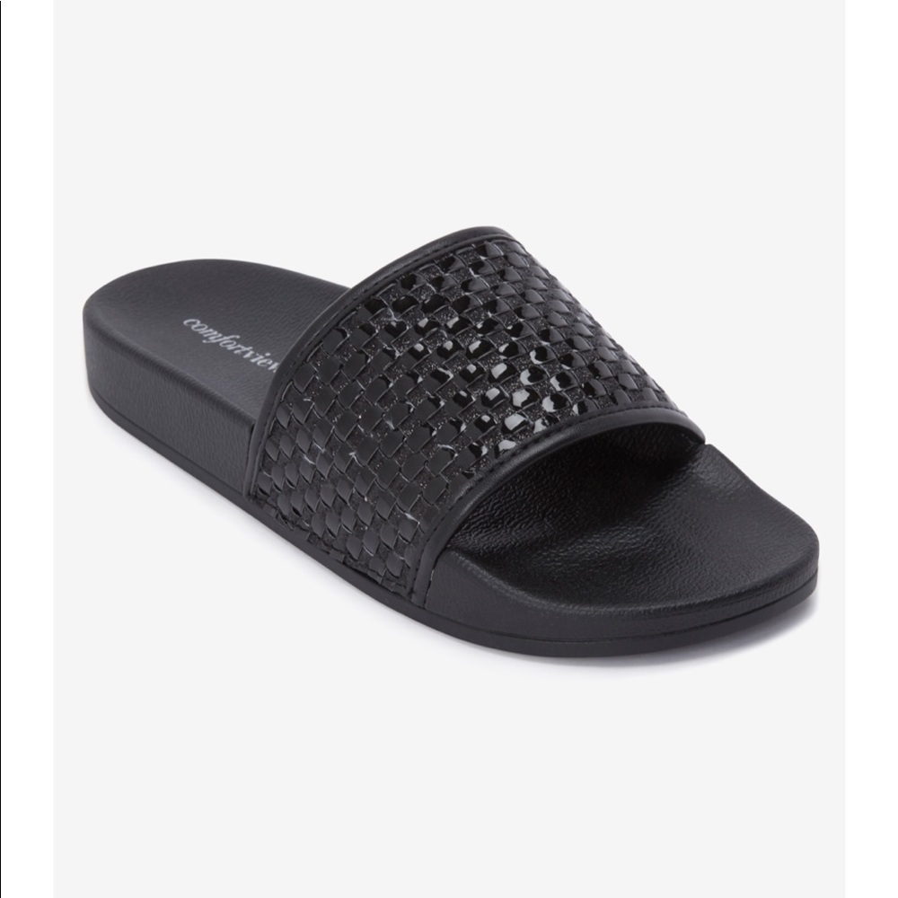 COMFORTVIEW Sandals The Jenine Sandal size 8 glittery woven slide